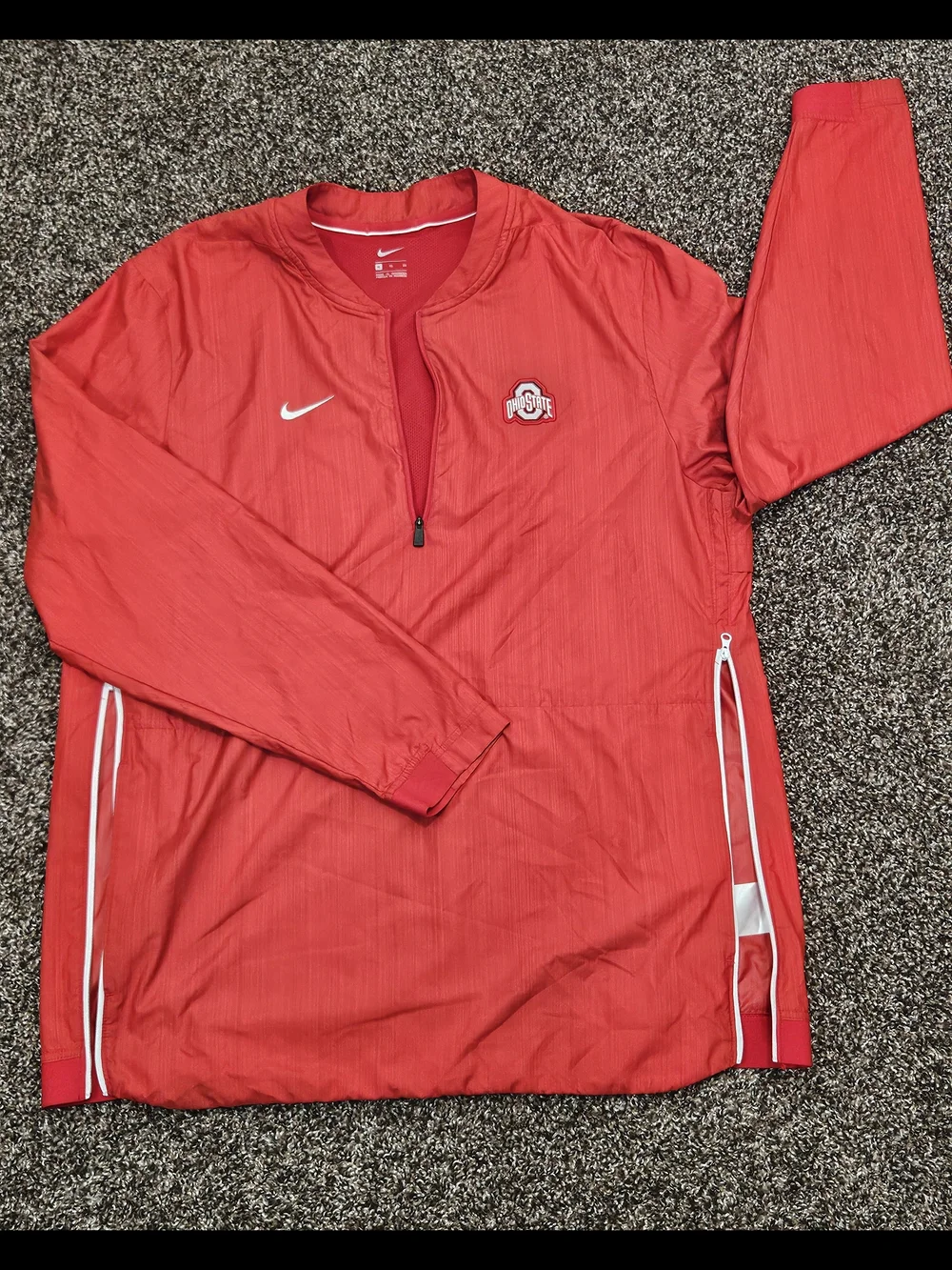 Ohio State Nike 1/4 Zip Pullover (Mens Size XL)